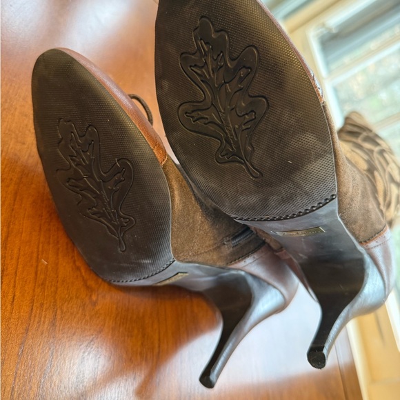 Sam Edelman for Victoria’s Secret Brown Suede Embroidered Floral Knee-High Boots - Picture 6 of 6